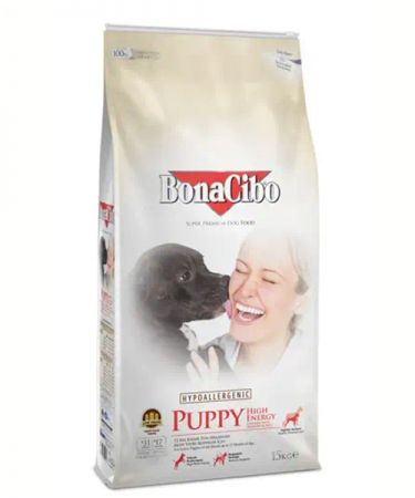 BonaCibo Puppy HE Yüksek Enerjili Yavru Köpek Maması - 15 Kg