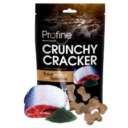 Profine Crunchy Cracker Alabalık Ve Spirulinalı Kıtır Köpek Ödül Maması 150 Gr