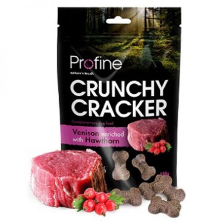 Profine Crunchy Cracker Geyik Etli Ve Alıçlı Köpek Ödül Maması 150 Gr