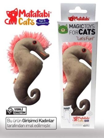 Matatabi Cats Horsi Kedi Oyuncagı Gri 26 Cm