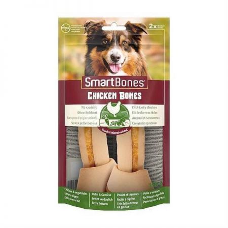 SmartBones Tavuklu Düğüm Kemik Medium Köpek Ödülü 2'Li 13 Cm