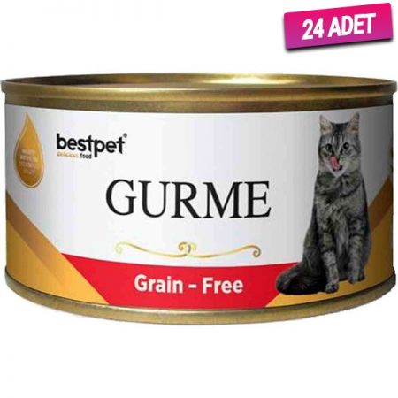 Best Pet Gurme Jöleli Biftekli Yetişkin Kedi Konservesi 100 Gr - 24 Adet
