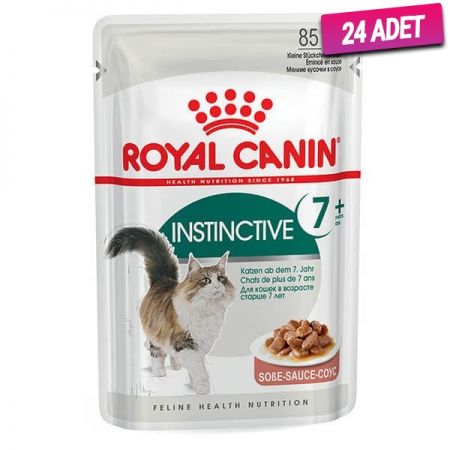 Royal Canin İnstinctive +7 Pouch Yaşlı Konserve Kedi Maması 85 Gr - 24 Adet