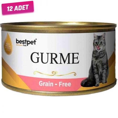 Best Pet Gurme Jöleli Somonlu Kısırlaştırılmış Kedi Konservesi 100 Gr - 12 Adet