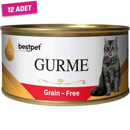 Best Pet Gurme Jöleli Biftekli Yetişkin Kedi Konservesi 100 Gr - 12 Adet