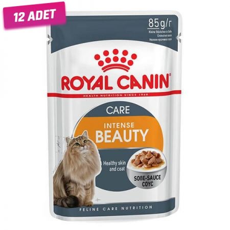 Royal Canin İntense Beauty Gravy Pouch Konserve Kedi Maması 85 Gr - 12 Adet