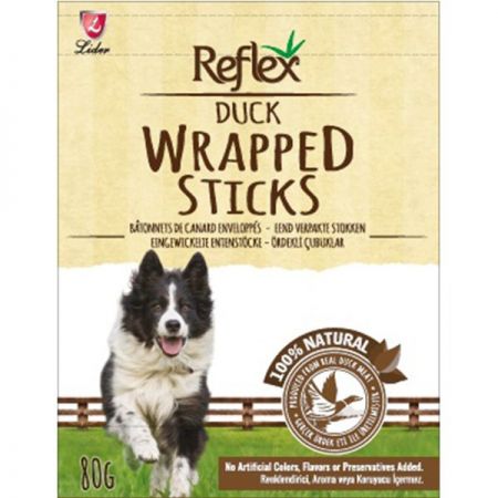 Reflex Wrapped Sticks Ördekli Köpek Ödül Çubukları 80 Gr