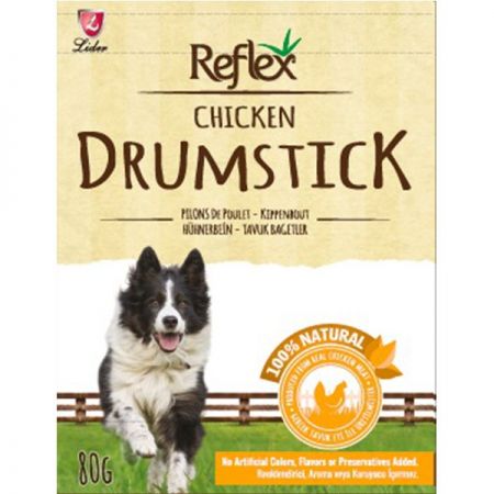 Reflex Drumstick Tavuklu Bağet Köpek Ödül Maması 80 Gr