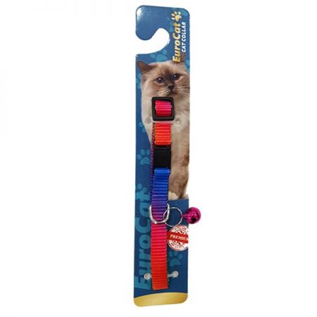 Eurocat Kedi Boyun Tasması Gökkuşağı 10mm/28 Cm
