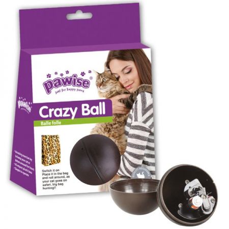 Pawise Crazy Ball Hareketlı Kedi Topu 8,5 Cm