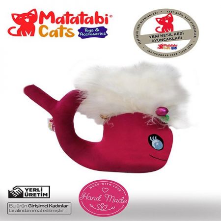 Matatabi Cats Whali Kedi Oyuncağı Kırmızı 15 Cm