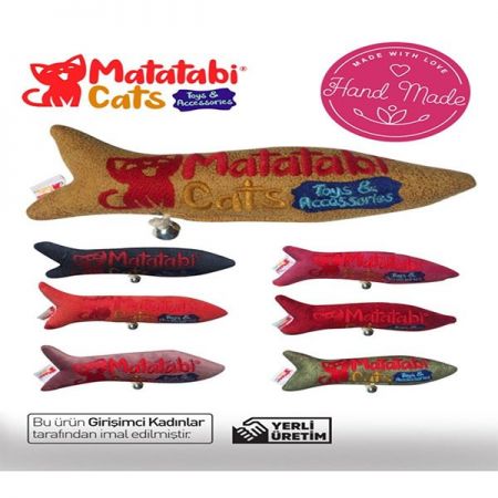 Matatabi Cats Jr.fish Balık Şekilli Kedi Oyuncağı 20 Cm