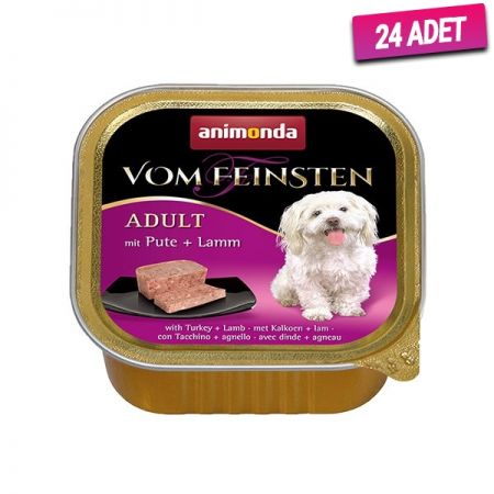 Animonda Hindi ve Kuzu Etli Yetişkin Köpek Konservesi 150 Gr - 24 Adet