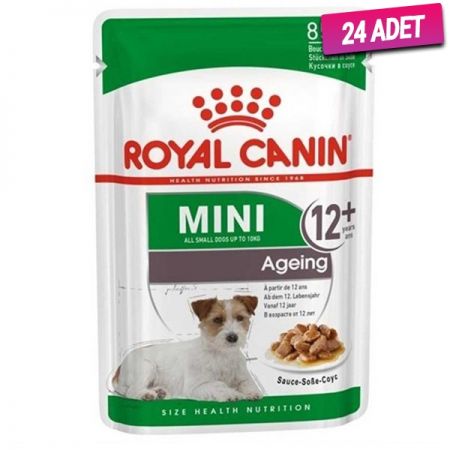Royal Canin Ageing +12 Gravy Pouch Yaşlı Konserve Köpek Maması 85 Gr - 24 Adet