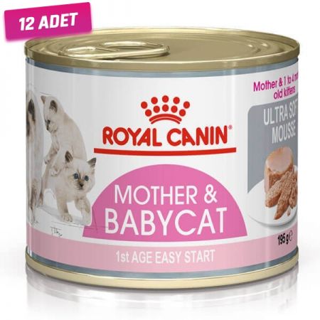 Royal Canin Mother Babycat Konserve Yavru Kedi Maması 195 Gr - 12 Adet