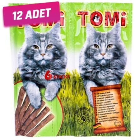 Tomi Kuzu ve Hindili Stick Kedi Ödülü 6x5 Gr - 12 Adet