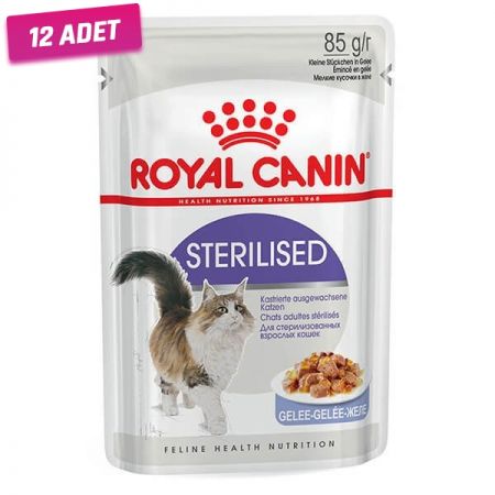 Royal Canin Sterilised Jelly Pouch Kısırlaştırılmış Kedi Maması 85 Gr - 12 Adet