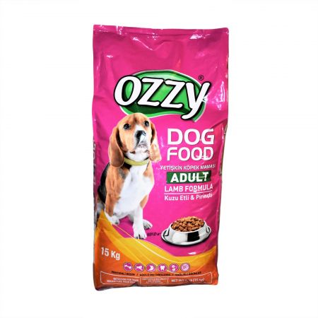 Ozzy Kuzu Etli ve Pirinçli 15 kg Yetişkin Kuru Köpek Maması