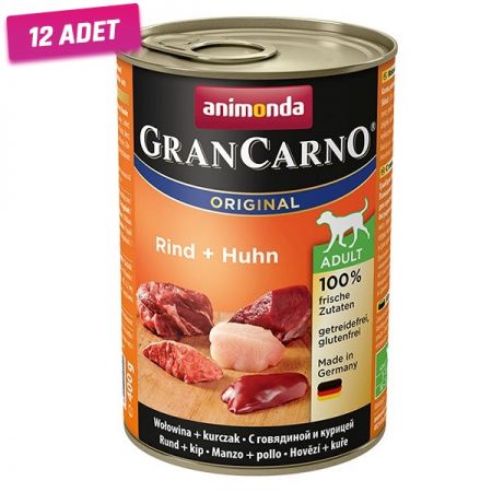 Animonda Biftek ve Tavuklu Köpek Konservesi 400 Gr - 12 Adet