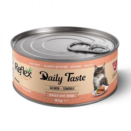 Reflex Plus Daily Taste Kıyılmış Somonlu Yetişkin Kedi Konservesi 85 Gr