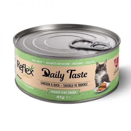 Reflex Plus Daily Taste Kıyılmış Tavuk Ve Ördekli Yetişkin Kedi Konservesi 85 Gr