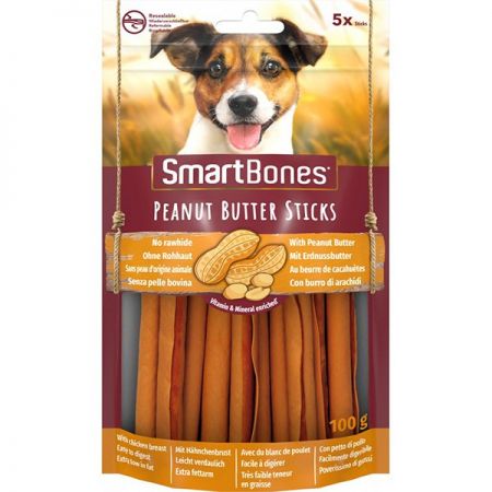 Smart Bones Fıstık Ezmeli Sticks Köpek Ödülü 5 Adet 100 Gr