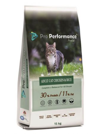 Pro Performance Premium Tavuklu Kedi Maması 15 Kg