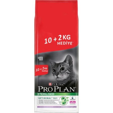 Pro Plan Sterilised Kisirlaştirilmiş Kediler Için Hindi Etli Kedi Mamasi 10+2 Kg