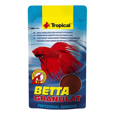 Tropical Betta Granulat Betta Balıkları için Granül Balık Yemi 10 Gr