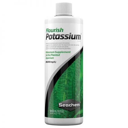 Seachem Flourish Potassium Akvaryum Bitkileri için Potasyum Takviyesi 500 Ml