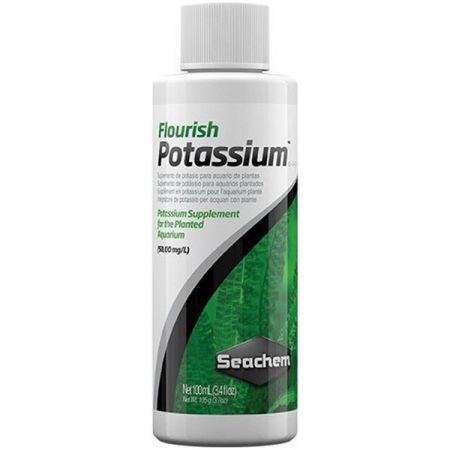 Seachem Flourish Potassium Akvaryum Bitkileri için Potasyum Takviyesi 100 Ml