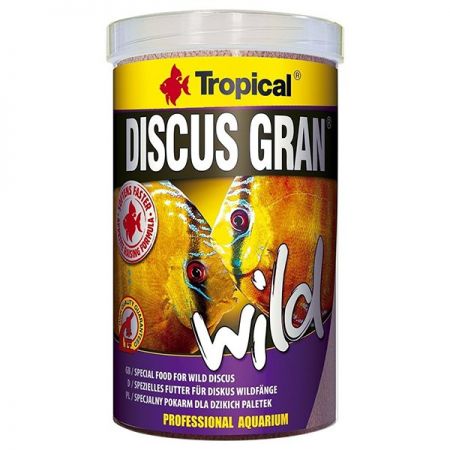 Tropical Discus Gran Wild Vahşi Discuslar için Granül Balık Yemi 250 Ml 110 Gr