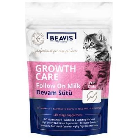Beavis Growth Care Fallow on Milk Cat Yavru Kedi Devam Sütü 200 Gr