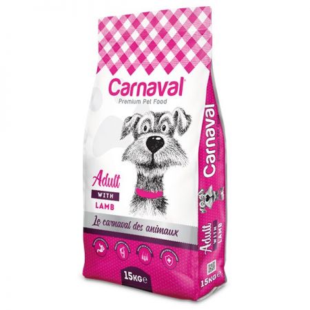 Carnaval Premium Dog Adult Lamb&Rice Adult Kuzu Etli Yetişkin Köpek Maması 15 Kg