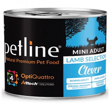 Petline Natural Mini Adult Kuzu Etli Jelly Yetişkin Köpek Konservesi 200 Gr