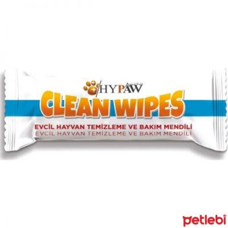 Hypaw Clean Wipes Kedi ve Köpekler için Temizleme ve Bakım Mendili 25 Li Küre 30x30 Cm