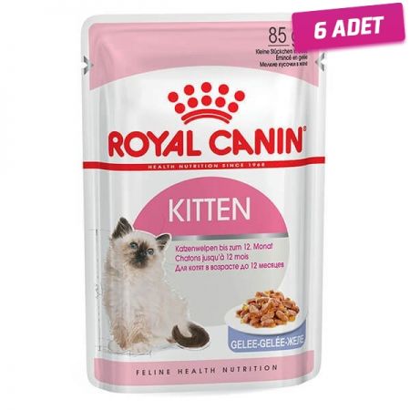 Royal Canin Kitten Jelly Pouch Yavru Konserve Kedi Maması 85 Gr - 6 Adet