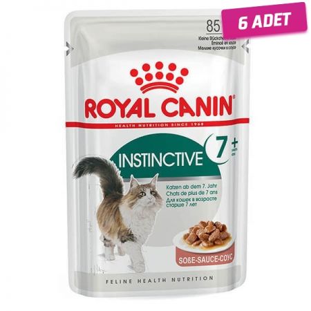 Royal Canin İnstinctive +7 Pouch Yaşlı Konserve Kedi Maması 85 Gr - 6 Adet
