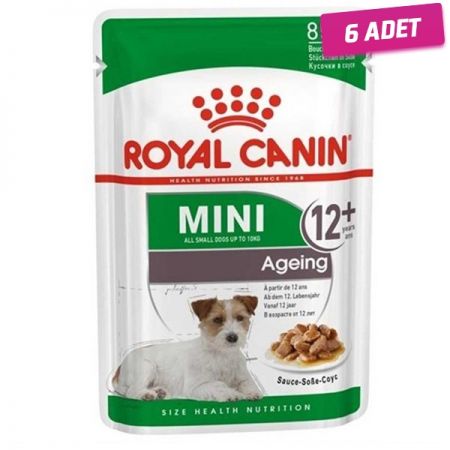 Royal Canin Ageing +12 Gravy Pouch Yaşlı Konserve Köpek Maması 85 Gr - 6 Adet