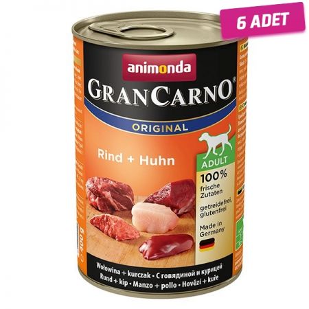 Animonda Biftek ve Tavuklu Köpek Konservesi 400 Gr - 6 Adet