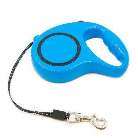 Nunbell Plus Makaralı Köpek Tasması  Mavi NL5 3M-15KG