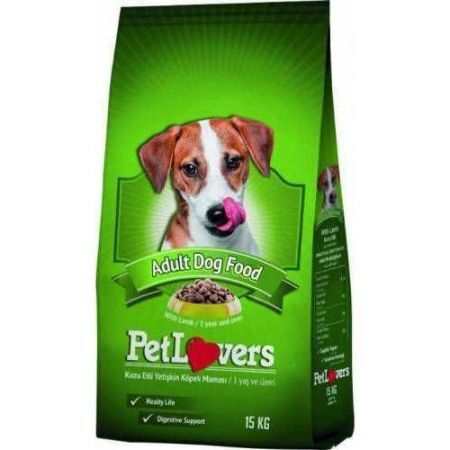 Pet Lovers Kuzu Etli Yetişkin Köpek Maması 15 kg