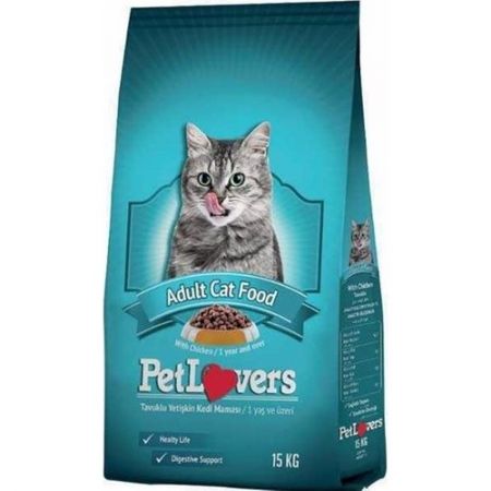 Pet Lovers Tavuklu Yetişkin Kedi Maması 15 kg