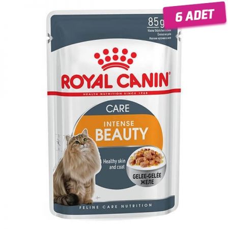 Royal Canin İntense Beauty Jelly Pouch Konserve Kedi Maması 85 Gr - 6 Adet