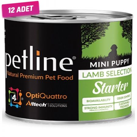 Petline Natural Puppy Starter Kuzu Etli Jelly Yetişkin Köpek Konservesi 200 Gr - 12 Adet