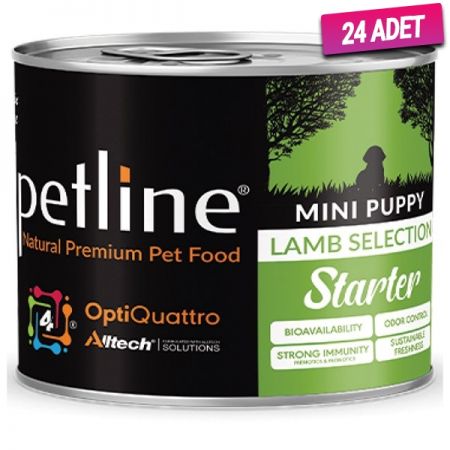 Petline Natural Puppy Starter Kuzu Etli Jelly Yetişkin Köpek Konservesi 200 Gr - 24 Adet