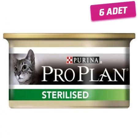 Pro Plan Sterilised Ton ve Somonlu Konserve Kedi Maması 85 Gr - 6 Adet