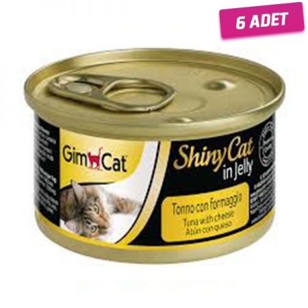 Gimcat Shinycat Tuna Balıklı Peynirli 70gr - 6 Adet