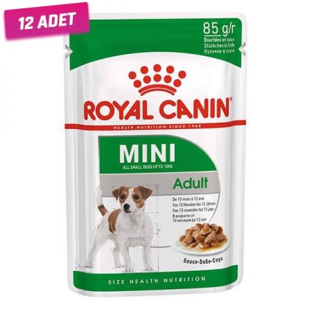 Royal Canin Adult Mini Gravy Pouch Köpek Konserve Maması 85 Gr - 12 Adet