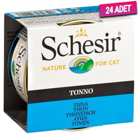 Schesir Ton Balıklı Jöleli Konserve Kedi Maması 85 Gr - 24 Adet